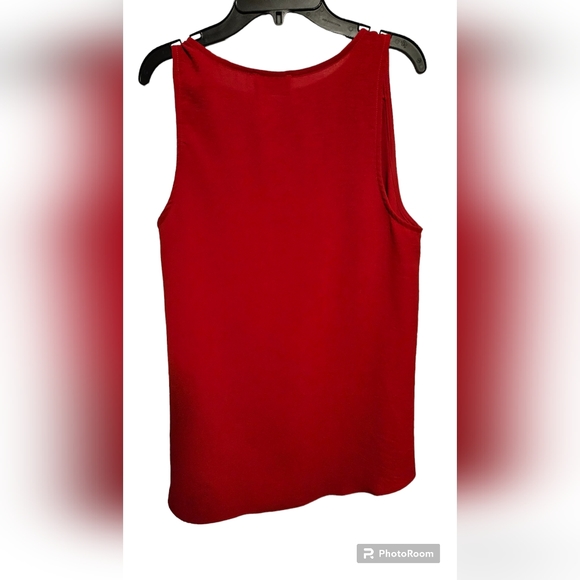 Red Everly Tank-Medium - Picture 3 of 3